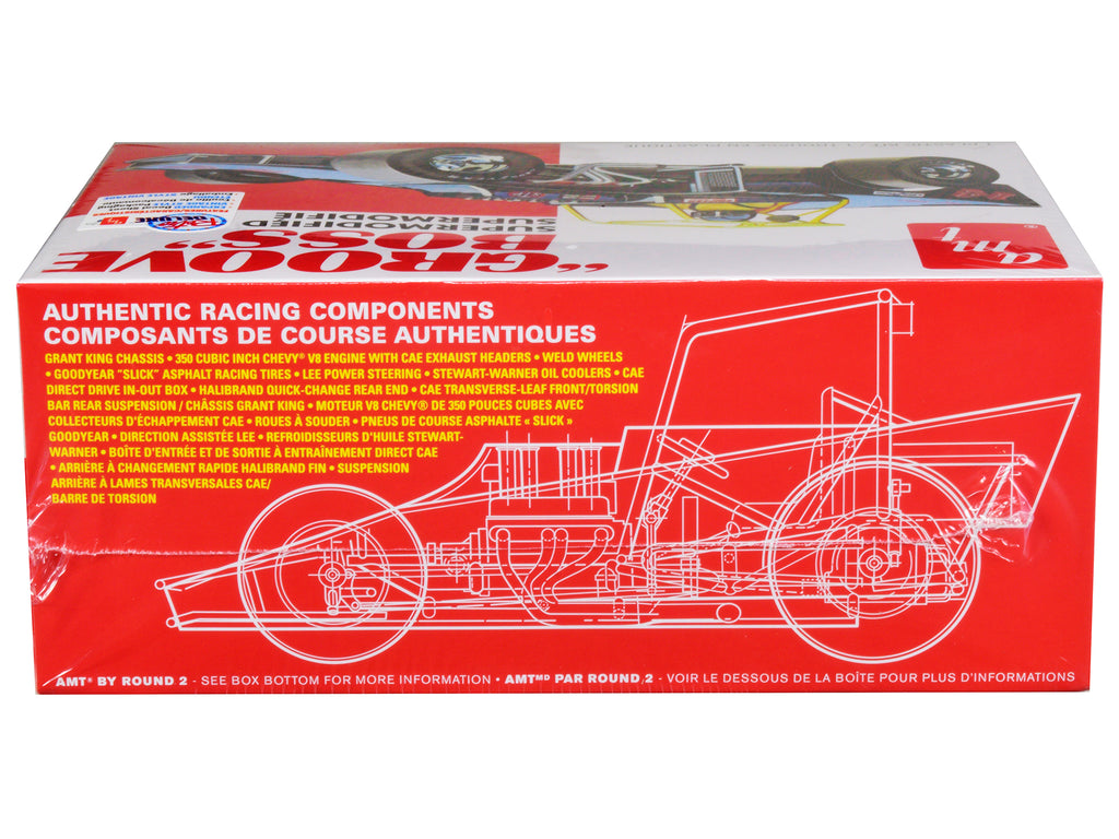 Skill 2 Model Kit 'Groove Boss' Supermodified Racer 1/25 Scale Model by AMT