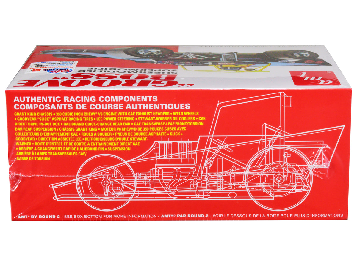 Skill 2 Model Kit 'Groove Boss' Supermodified Racer 1/25 Scale Model by AMT