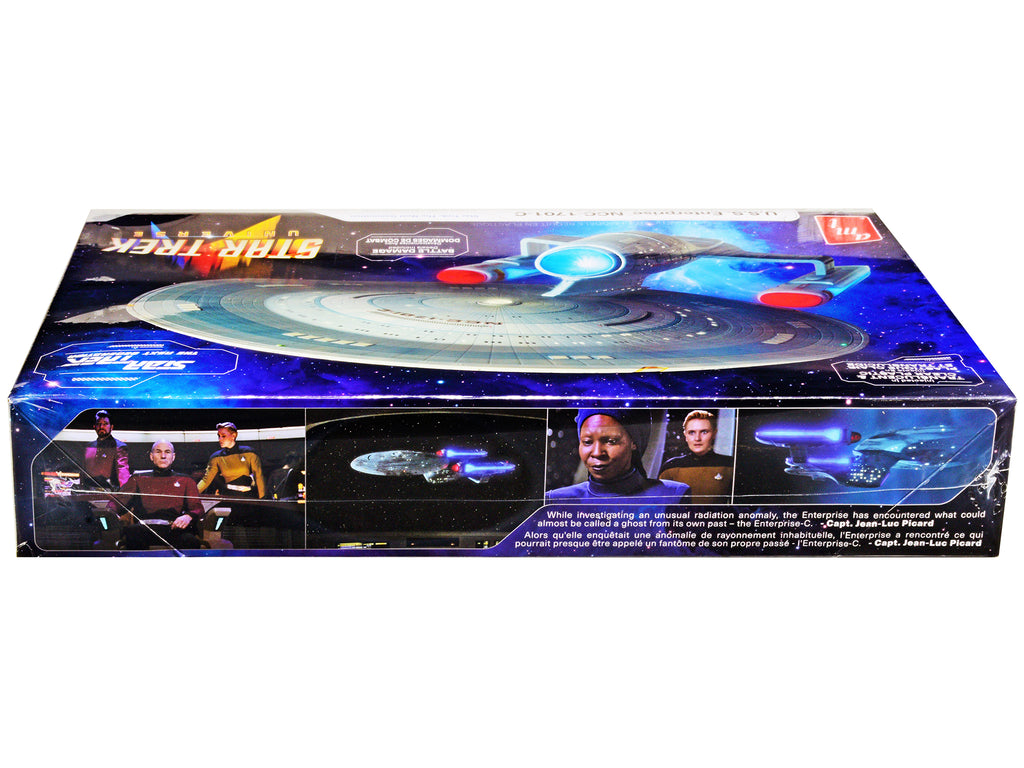 Skill 2 Model Kit U.S.S. Enterprise NCC-1701-C Space Ship 'Star Trek: The Next Generation' (1987) TV Series 1/1400 Scale Model by AMT