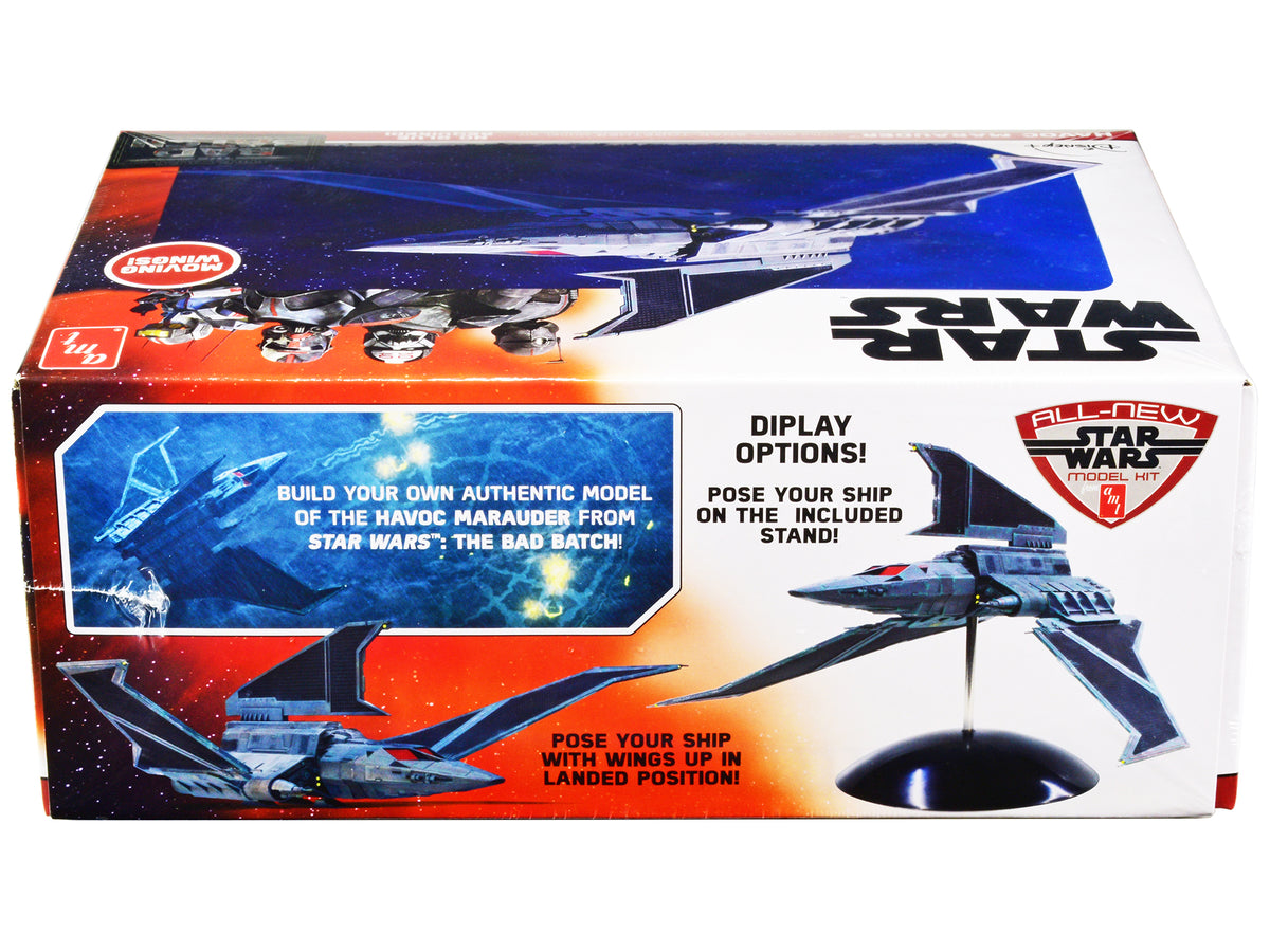 Skill 2 Model Kit Havoc Marauder Space Ship 'Star Wars: The Bad Batch' (2021-Current) TV Series 1/144 Scale Model by AMT