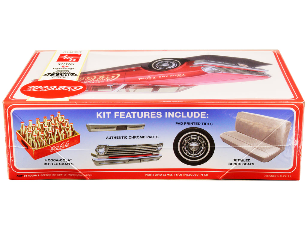 Skill 3 Model Kit 1963 Chevrolet II Nova Wagon 'Coca-Cola' 1/25 Scale Model by AMT