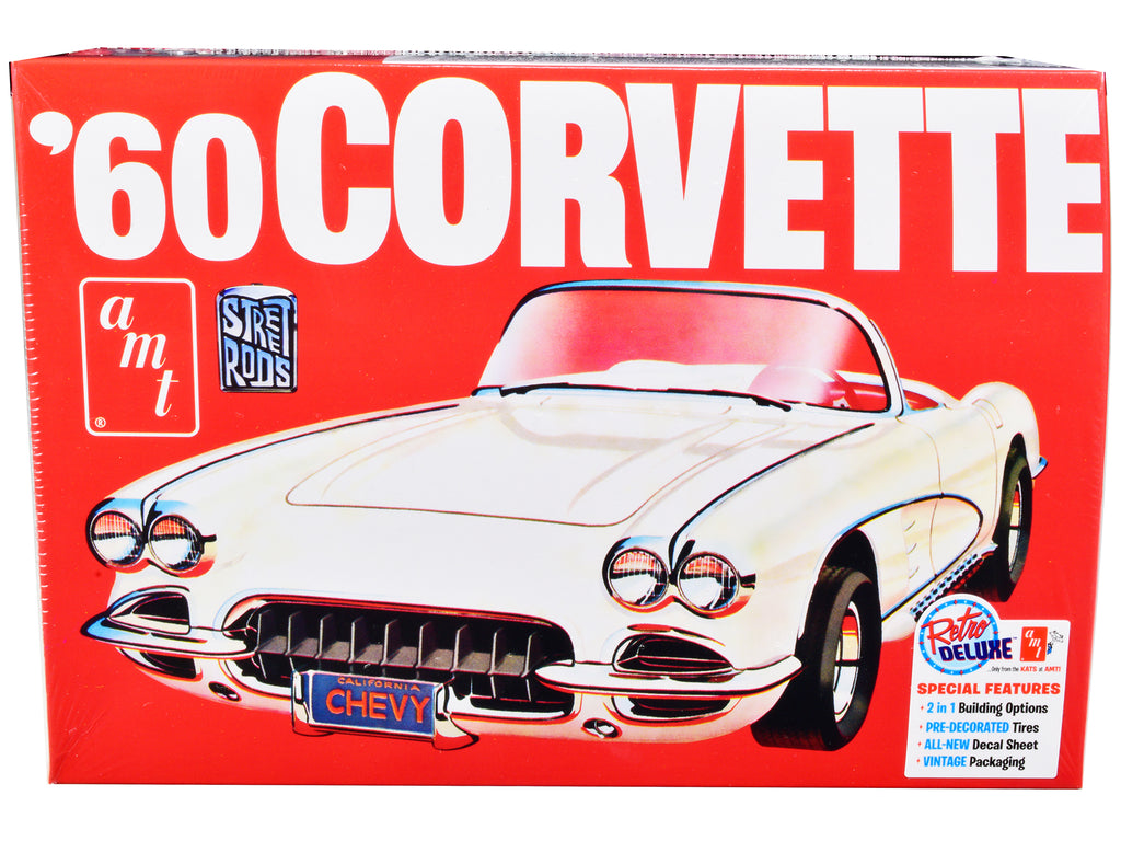 Skill 2 Model Kit 1960 Chevrolet Corvette 'Street Rods' 1/25 Scale Model by AMT