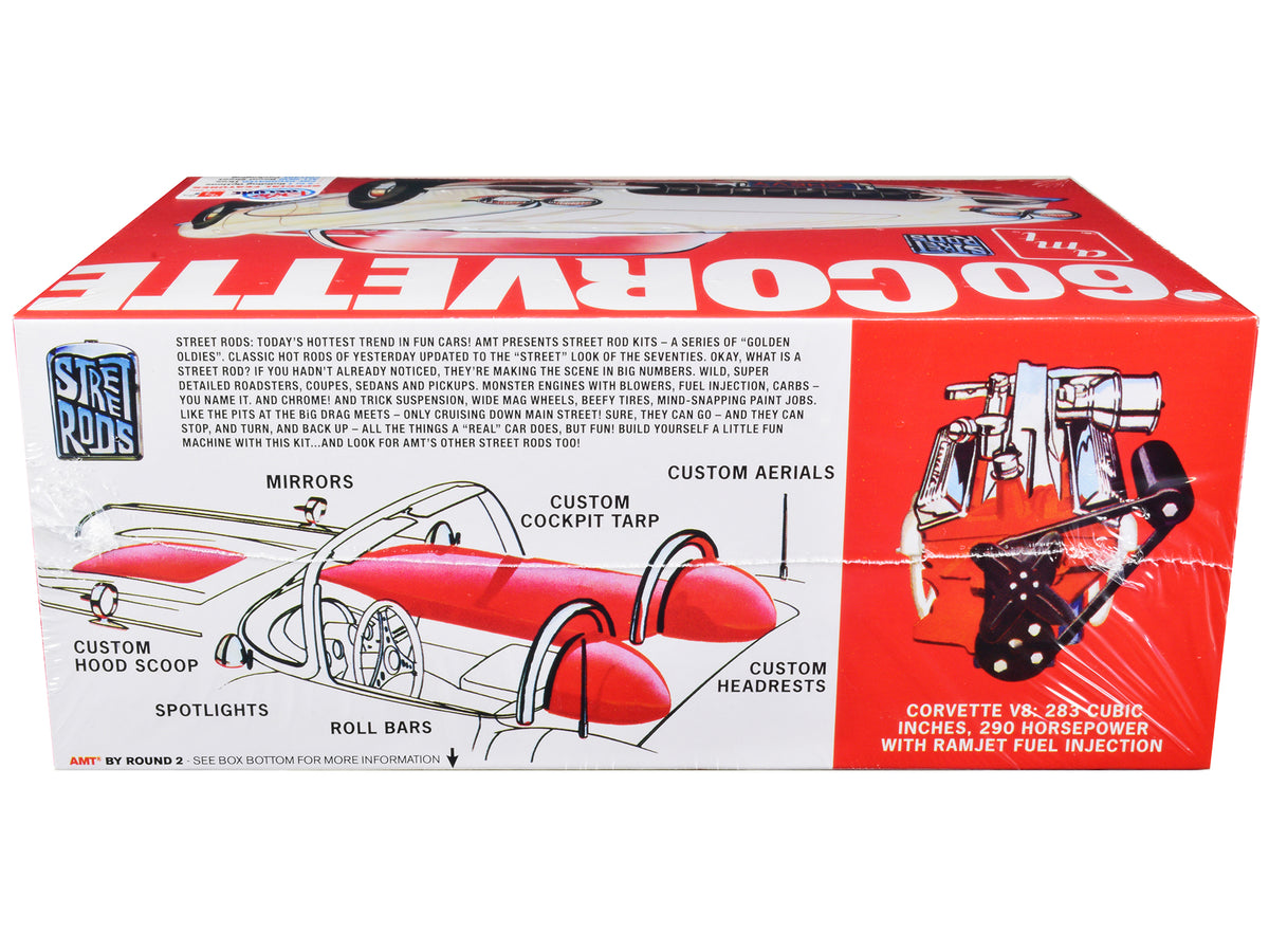 Skill 2 Model Kit 1960 Chevrolet Corvette 'Street Rods' 1/25 Scale Model by AMT