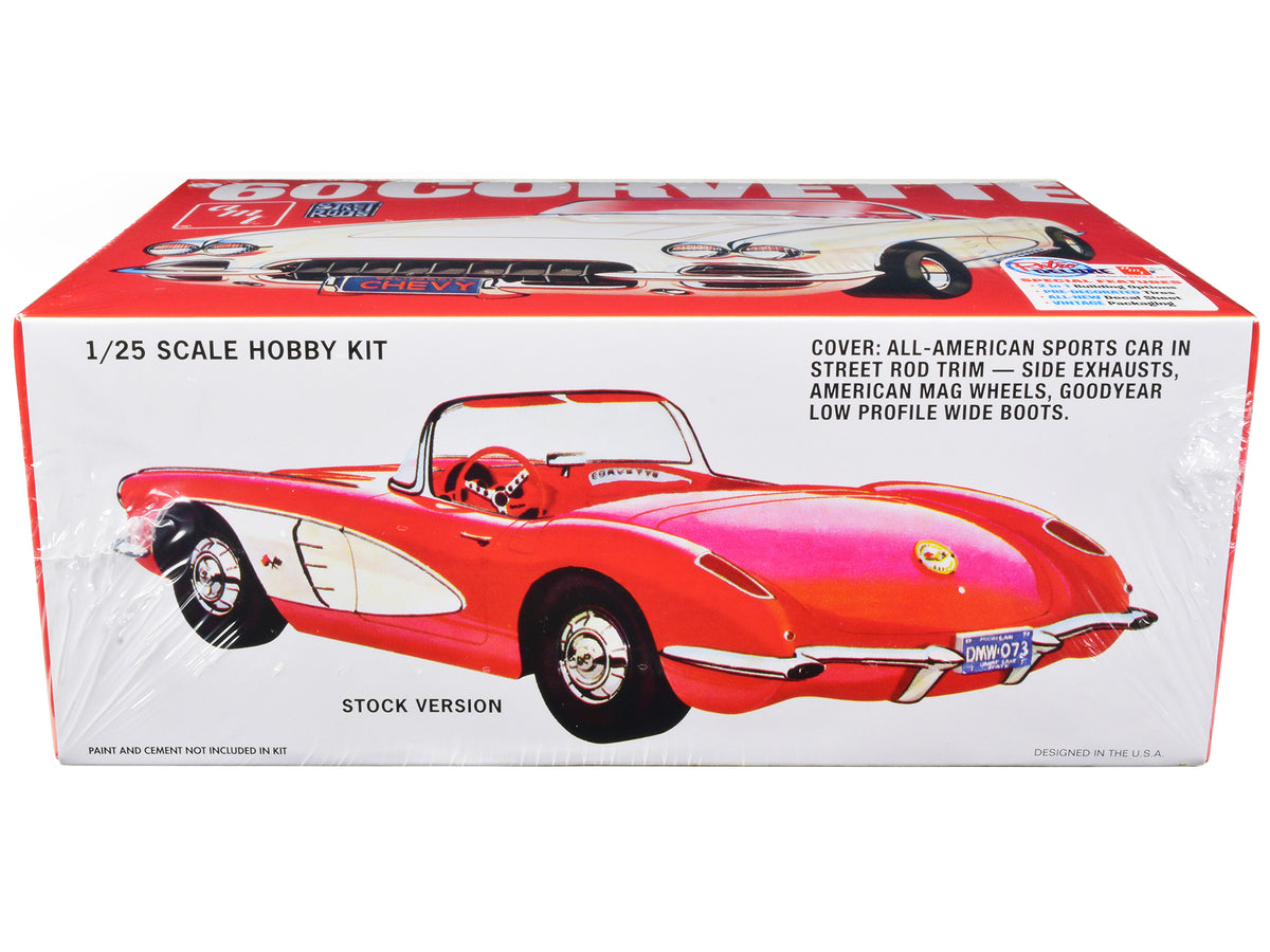 Skill 2 Model Kit 1960 Chevrolet Corvette 'Street Rods' 1/25 Scale Model by AMT