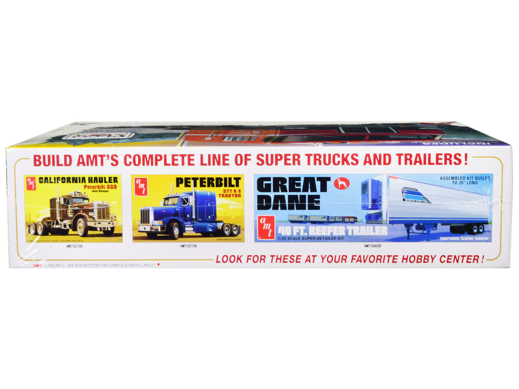 Skill 3 Model Kit Peterbilt 352 Pacemaker Cabover Tractor 'Coors' 1/25 Scale Model by AMT