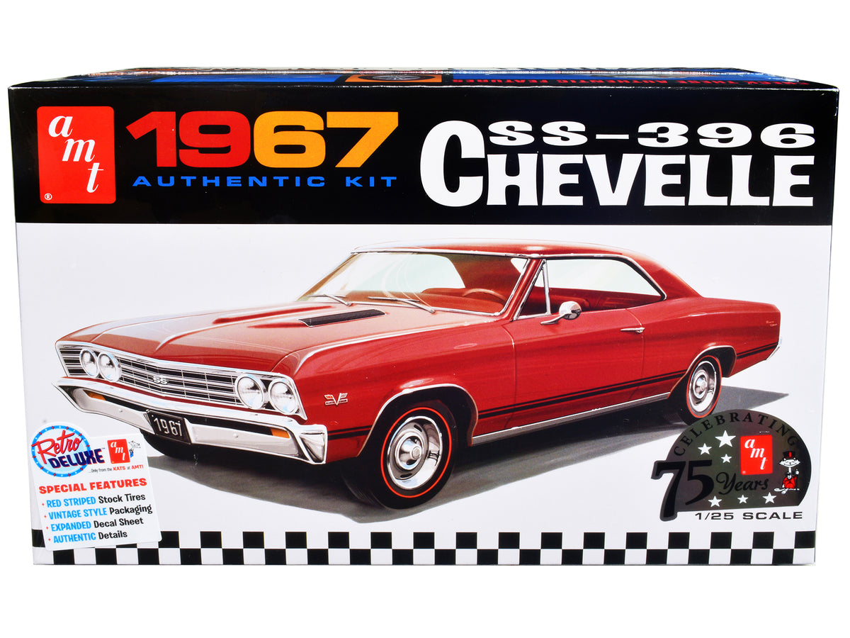 Skill 2 Model Kit 1967 Chevrolet Chevelle SS 396 'AMT Celebrating 75 Years' 1/25 Scale Model by AMT
