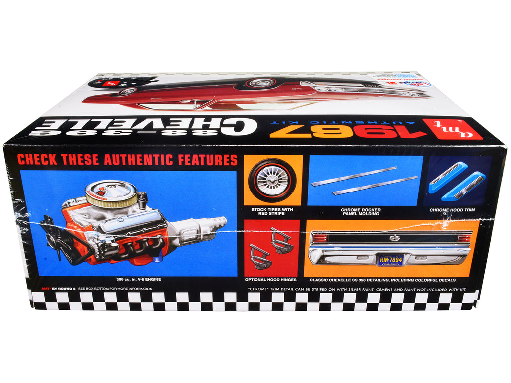 Skill 2 Model Kit 1967 Chevrolet Chevelle SS 396 'AMT Celebrating 75 Years' 1/25 Scale Model by AMT