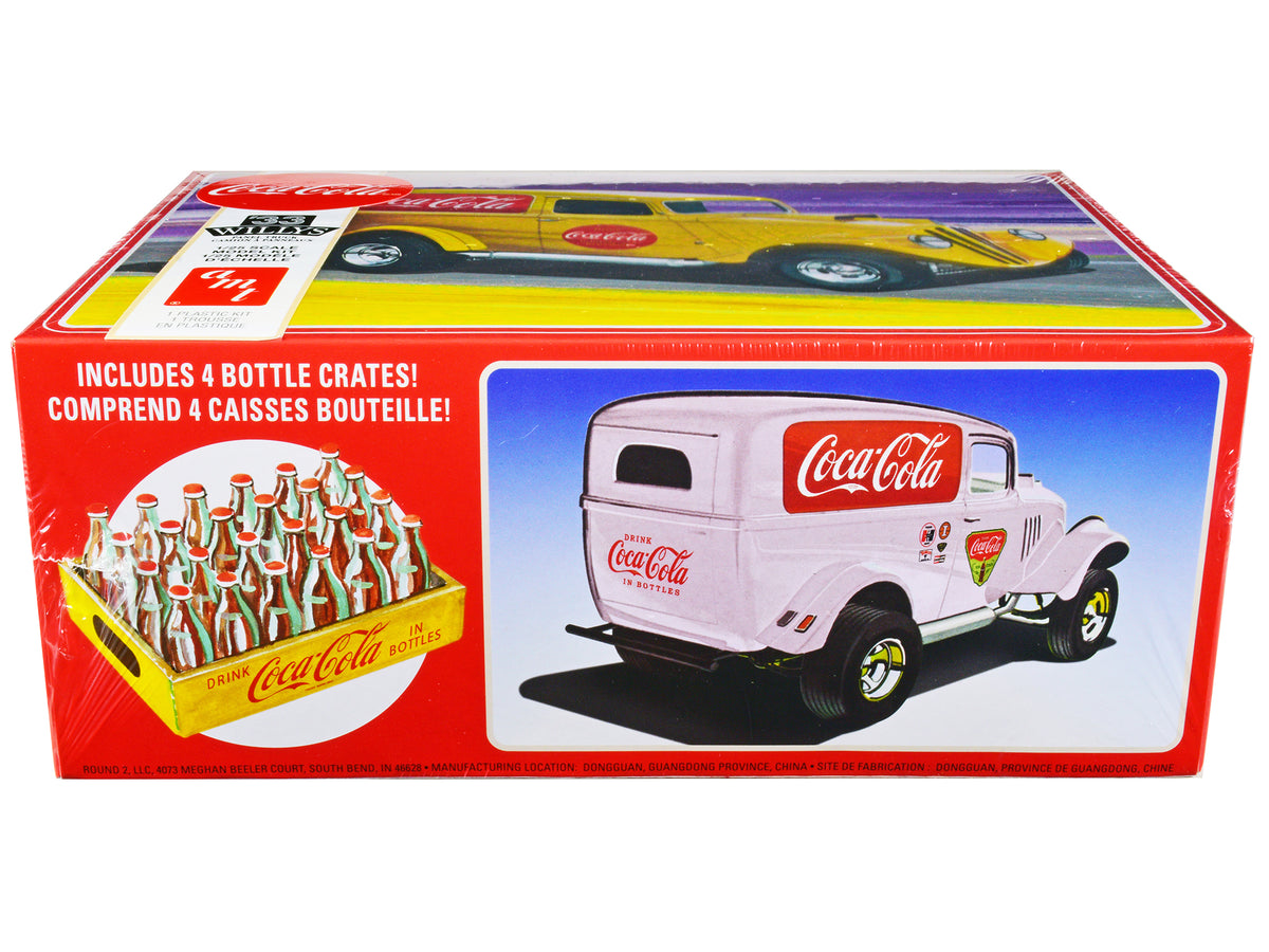 Skill 2 Model Kit 1933 Willys Panel Truck 'Coca-Cola' 1/25 Scale Model by AMT