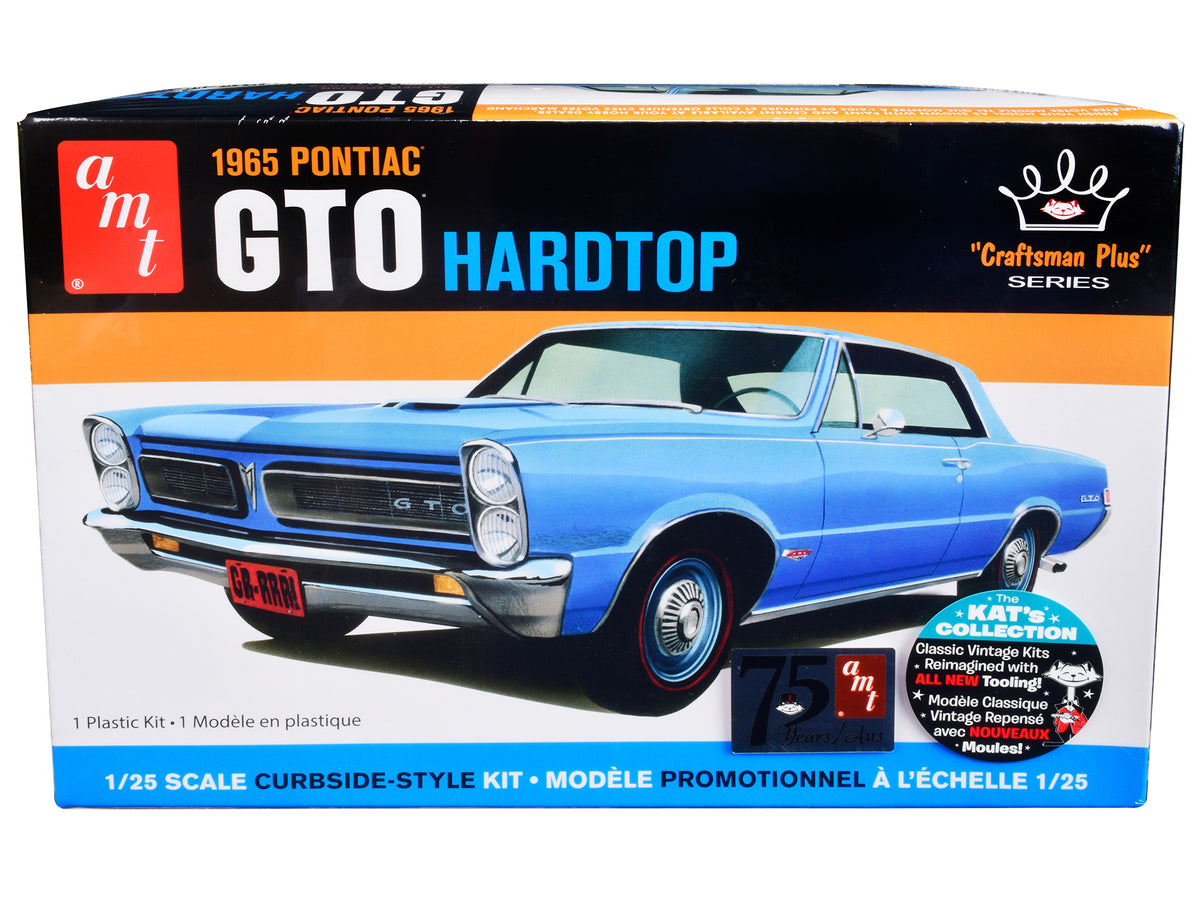 Skill 2 Model Kit 1965 Pontiac GTO Hardtop 'Craftsman Plus' Series 1/25 Scale Model by AMT