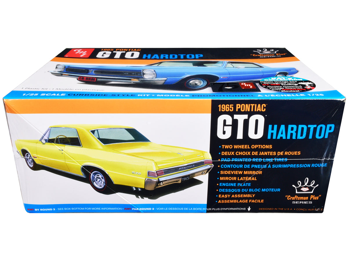 Skill 2 Model Kit 1965 Pontiac GTO Hardtop 'Craftsman Plus' Series 1/25 Scale Model by AMT