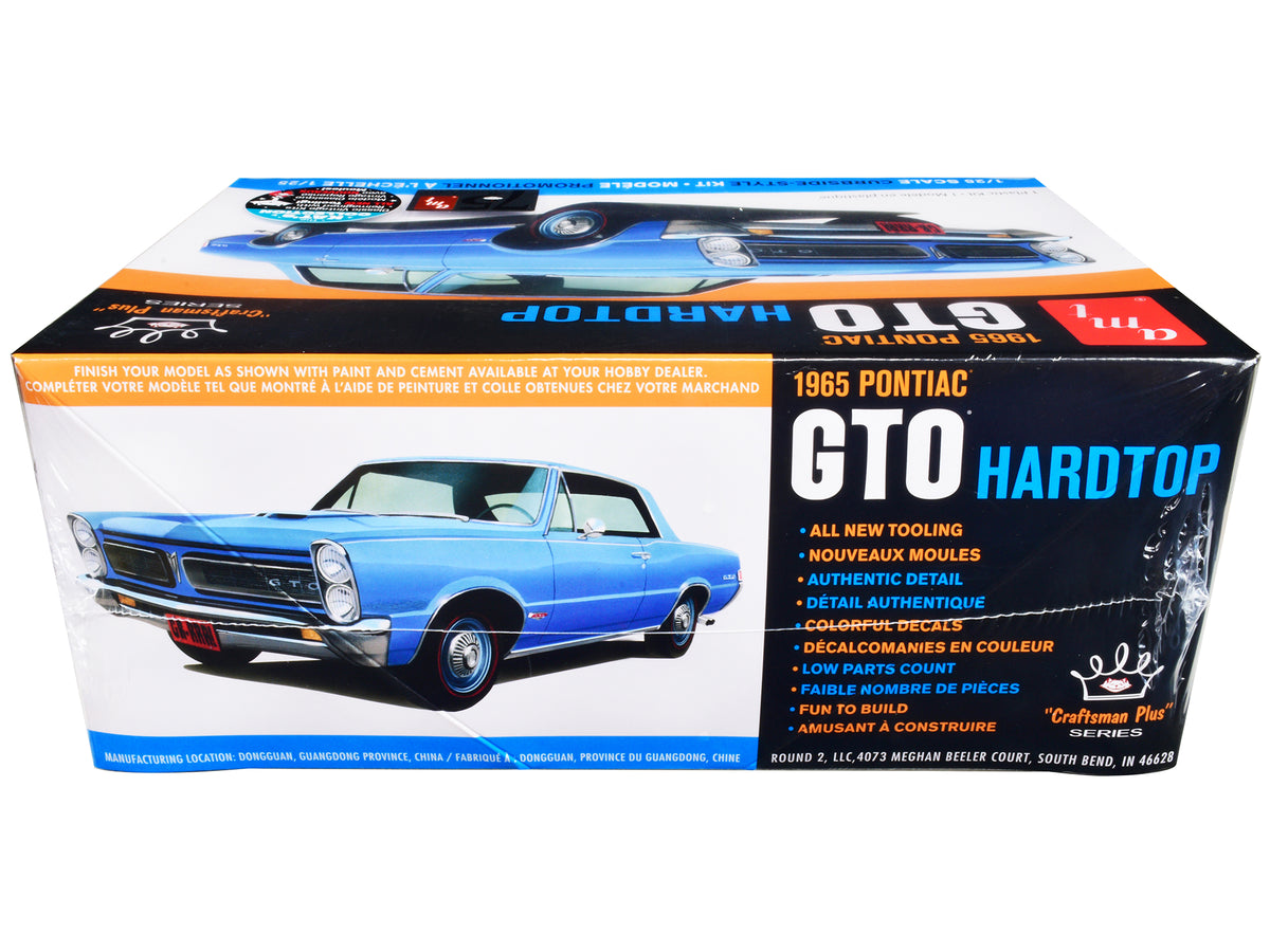 Skill 2 Model Kit 1965 Pontiac GTO Hardtop 'Craftsman Plus' Series 1/25 Scale Model by AMT