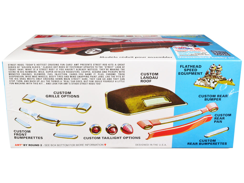 Skill 2 Model Kit 1950 Ford Convertible 'Street Rods' 3-in-1 Kit 1/25 Scale Model by AMT