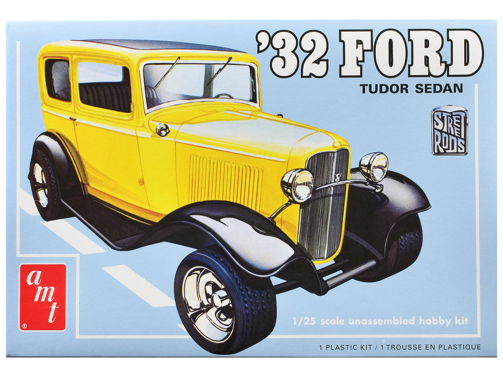 Skill 2 Model Kit 1932 Ford Tudor Sedan 'Street Rods' Series 1/25 Scale Model by AMT
