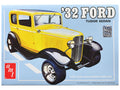 Skill 2 Model Kit 1932 Ford Tudor Sedan 'Street Rods' Series 1/25 Scale Model by AMT