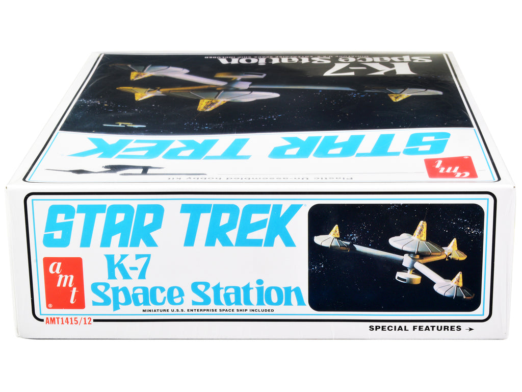 Skill 2 Model Kit K-7 Space Station 'Star Trek' (1966-1969) TV Series 1/7600 Scale Model by AMT