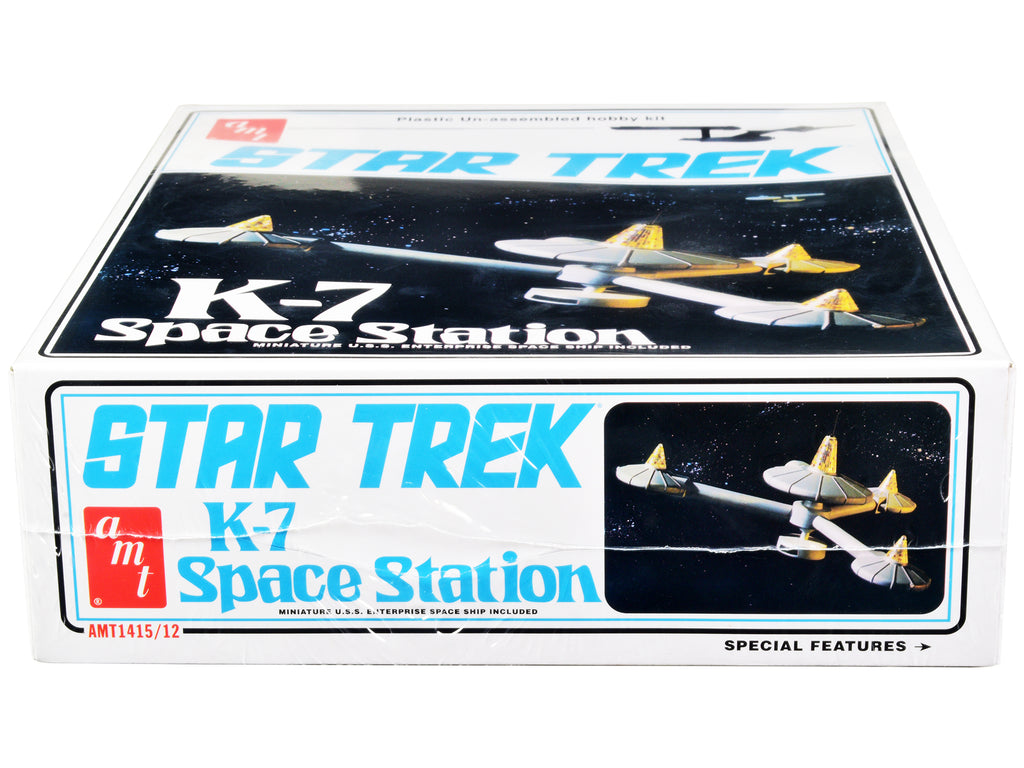 Skill 2 Model Kit K-7 Space Station 'Star Trek' (1966-1969) TV Series 1/7600 Scale Model by AMT