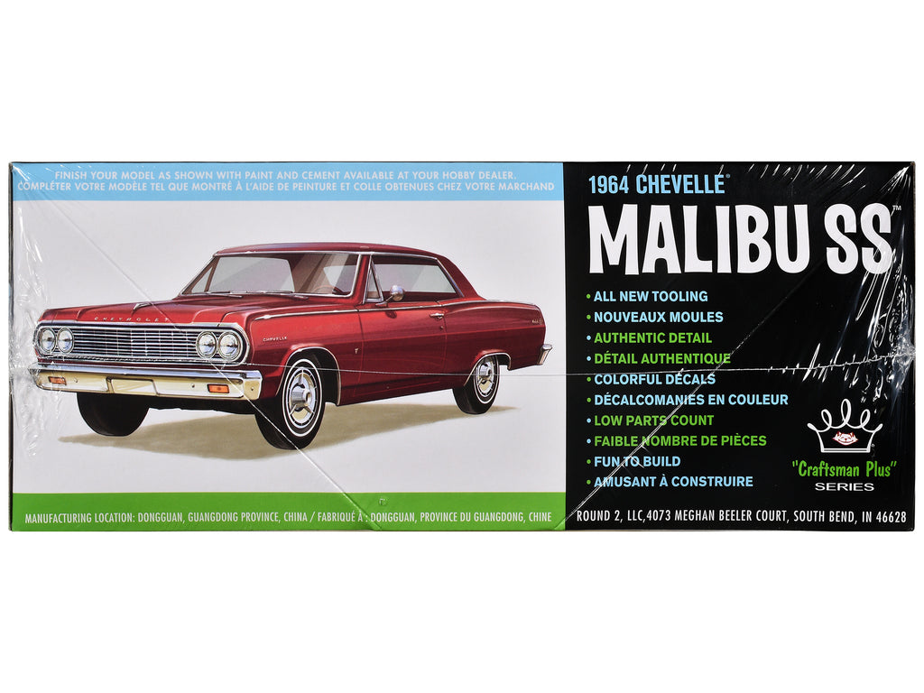Skill 2 Model Kit 1964 Chevrolet Chevelle Malibu SS 'Craftsman Plus' Series 1/25 Scale Model by AMT