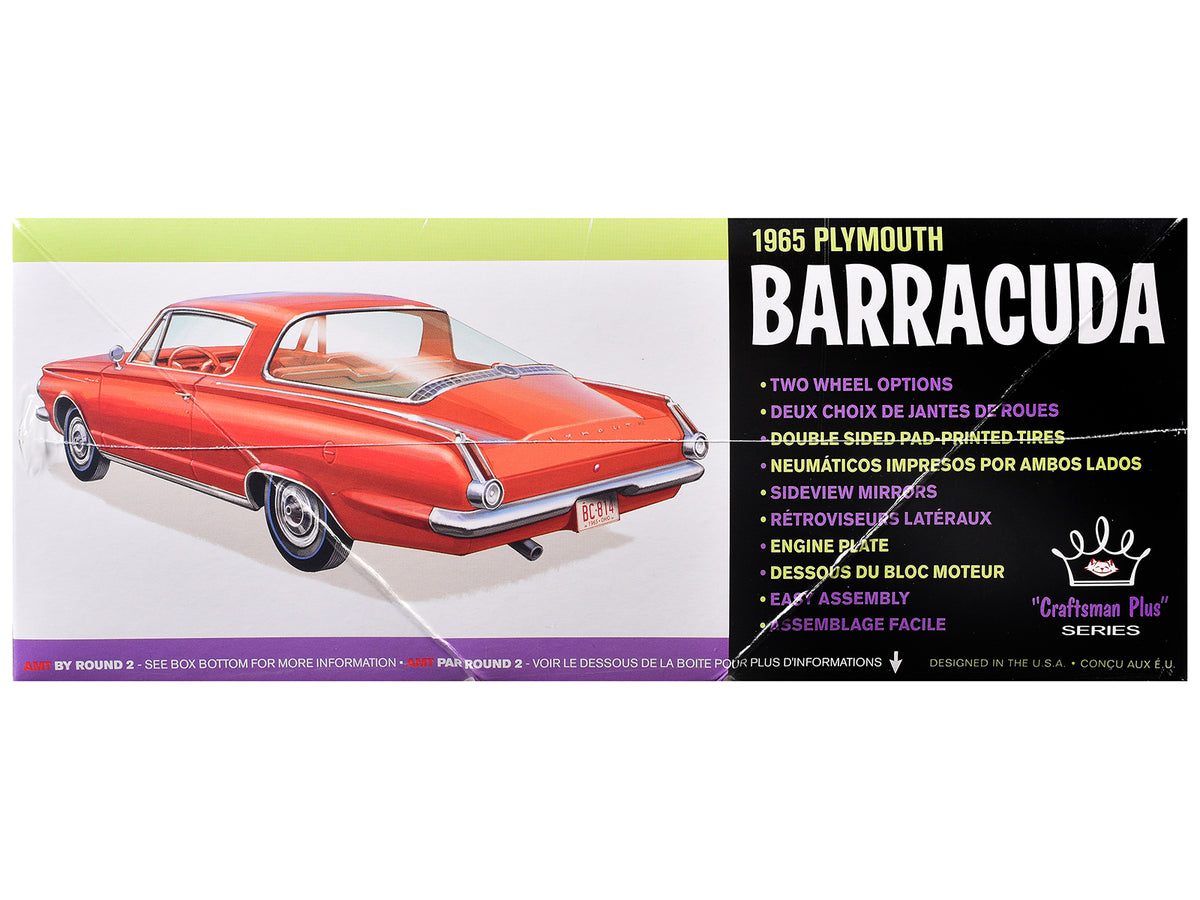 Skill 2 Model Kit 1965 Plymouth Barracuda 'Craftsman Plus' Series 1/25 Scale Model by AMT