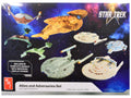 Skill 2 Model Kit Allies and Adversaries Space Ship Set 'Star Trek' Franchise 1/2500 Scale Model by AMT
