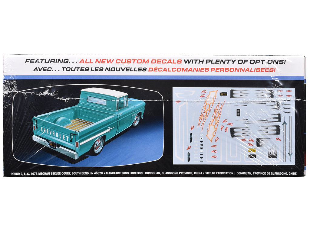 Skill 2 Model Kit 1960 Chevrolet Apache Pickup Truck 'Kustom Kruisers' 1/25 Scale Model by AMT