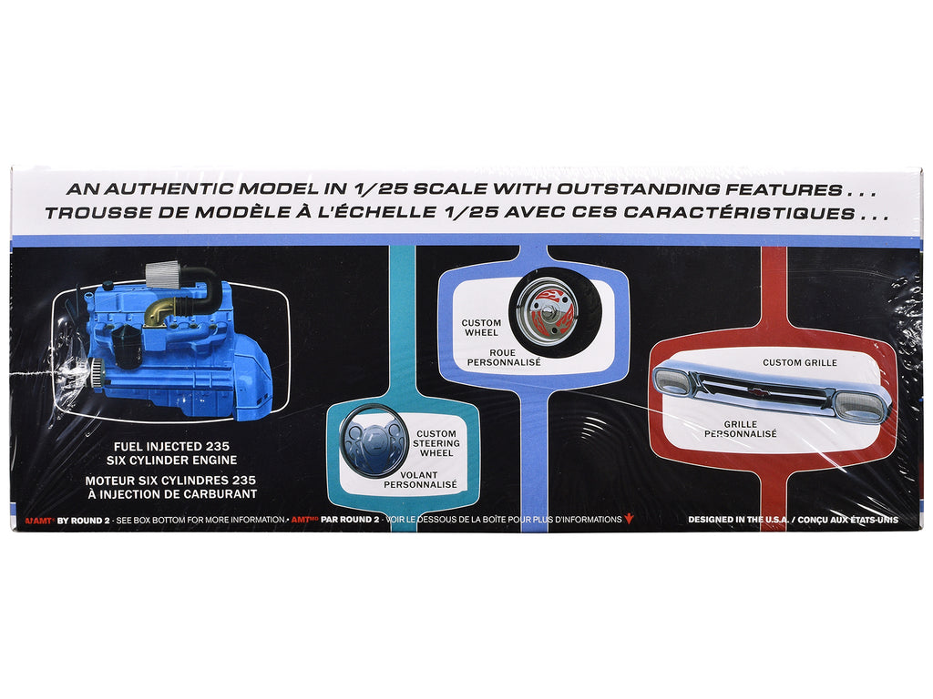 Skill 2 Model Kit 1960 Chevrolet Apache Pickup Truck 'Kustom Kruisers' 1/25 Scale Model by AMT