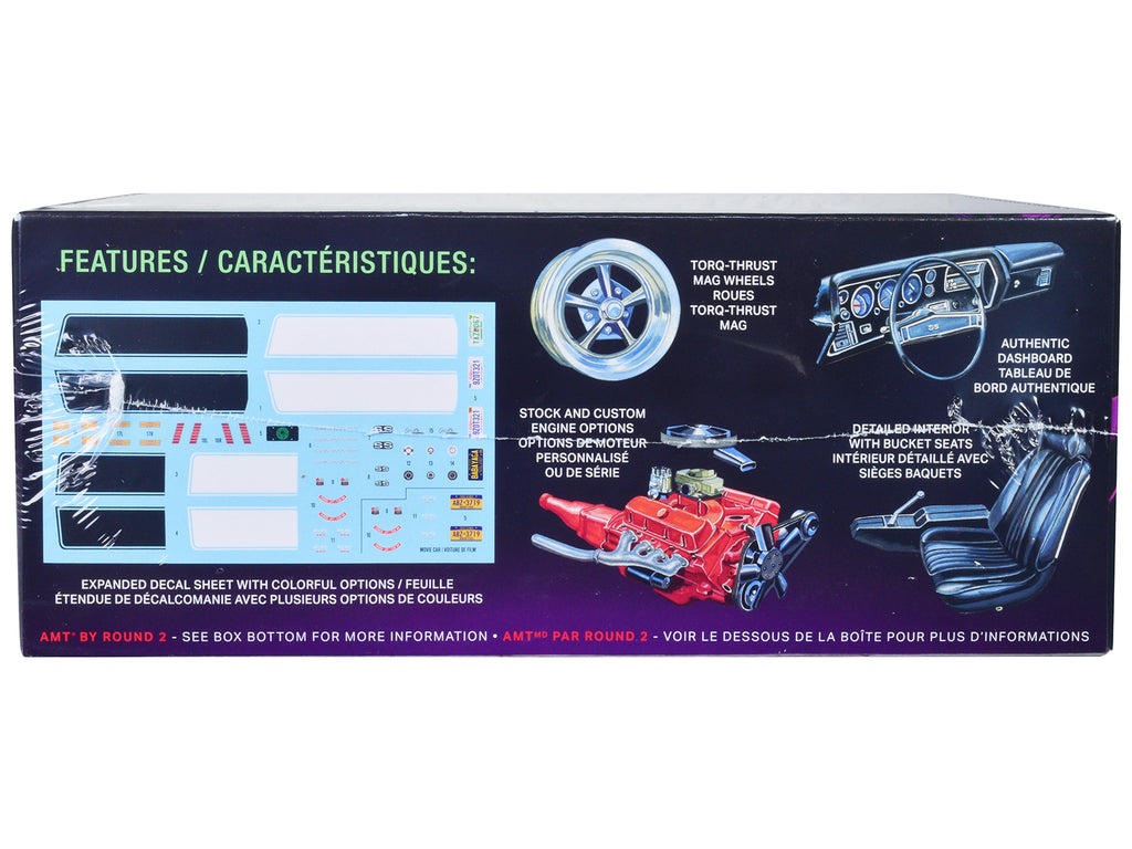 Skill 2 Model Kit 1970 Chevrolet Chevelle SS 'John Wick' (2014) Movie 1/25 Scale Model by AMT