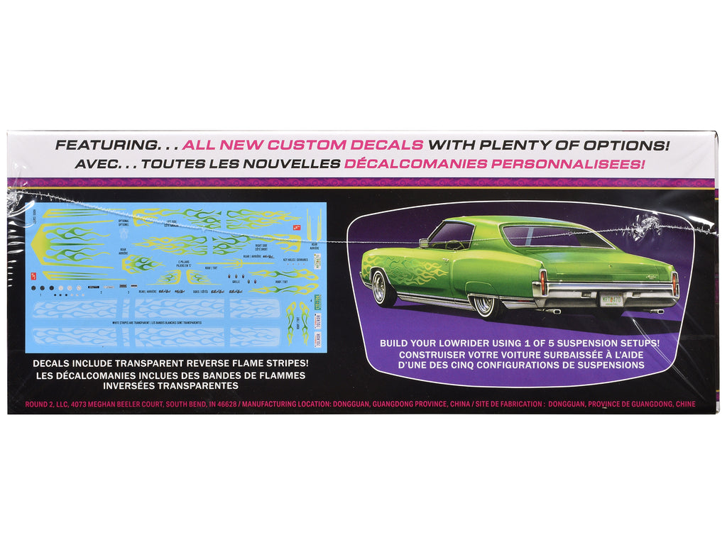 Skill 2 Model Kit 1970 Chevrolet Monte Carlo Lowrider 'Kustom Kruisers' 1/25 Scale Model by AMT