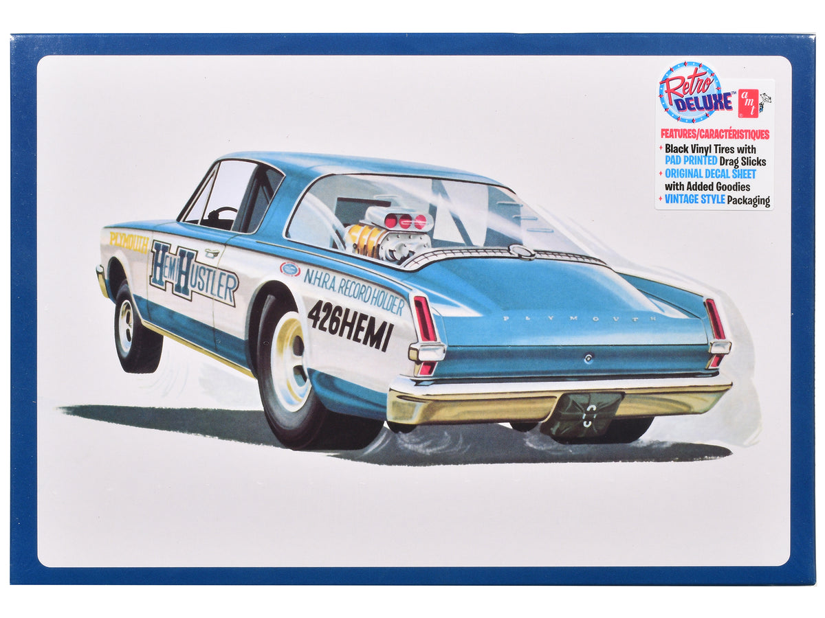 Skill 2 Model Kit 1966 Plymouth Barracuda Funny Car 'Hemi Hustler' 1/25 Scale Model by AMT