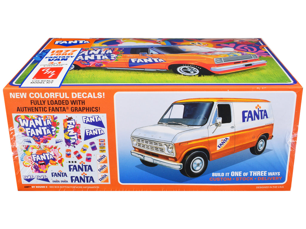 Skill 2 Model Kit 1977 Ford Custom Van 'Fanta' 1/25 Scale Model by AMT