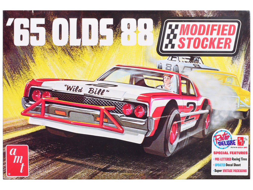 Skill 2 Model Kit 1965 Oldsmobile 88 'Modified Stocker' 1/25 Scale Model by AMT