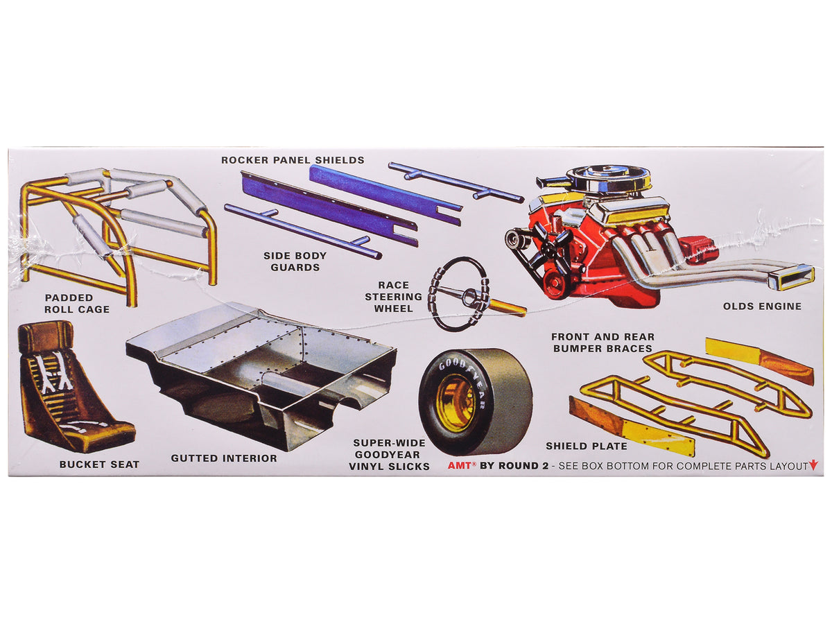 Skill 2 Model Kit 1965 Oldsmobile 88 'Modified Stocker' 1/25 Scale Model by AMT