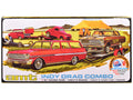 Skill 2 Model Kit Indy Drag Combo Chevrolet II Wagon and Funny Car with Trailer 3 in 1 Set 1/25 Scale Model by AMT
