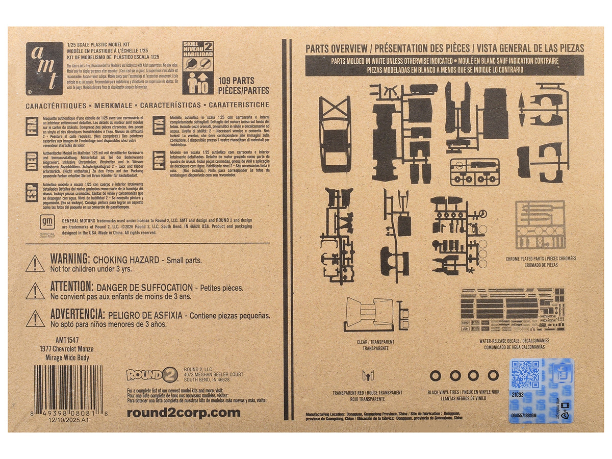 Skill 2 Model Kit 1977 Chevrolet Monza Mirage Wide Body 'Street Machine' 1/25 Scale Model by AMT