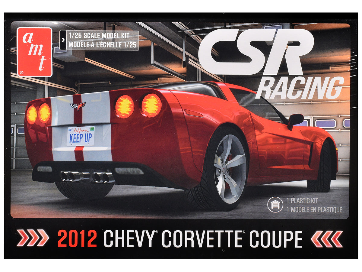 Skill 2 Model Kit of 2012 Chevrolet Corvette Coupe 'CSR Racing' 1/25 Scale Model by AMT