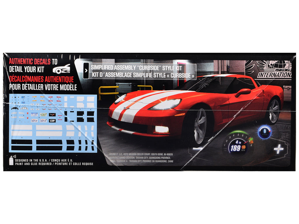 Skill 2 Model Kit of 2012 Chevrolet Corvette Coupe 'CSR Racing' 1/25 Scale Model by AMT