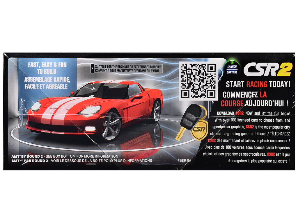Skill 2 Model Kit of 2012 Chevrolet Corvette Coupe 'CSR Racing' 1/25 Scale Model by AMT