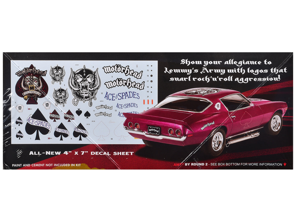 Skill 2 Model Kit 1970 1/2 Chevrolet Camaro 'Motorhead' 1/25 Scale Model by AMT