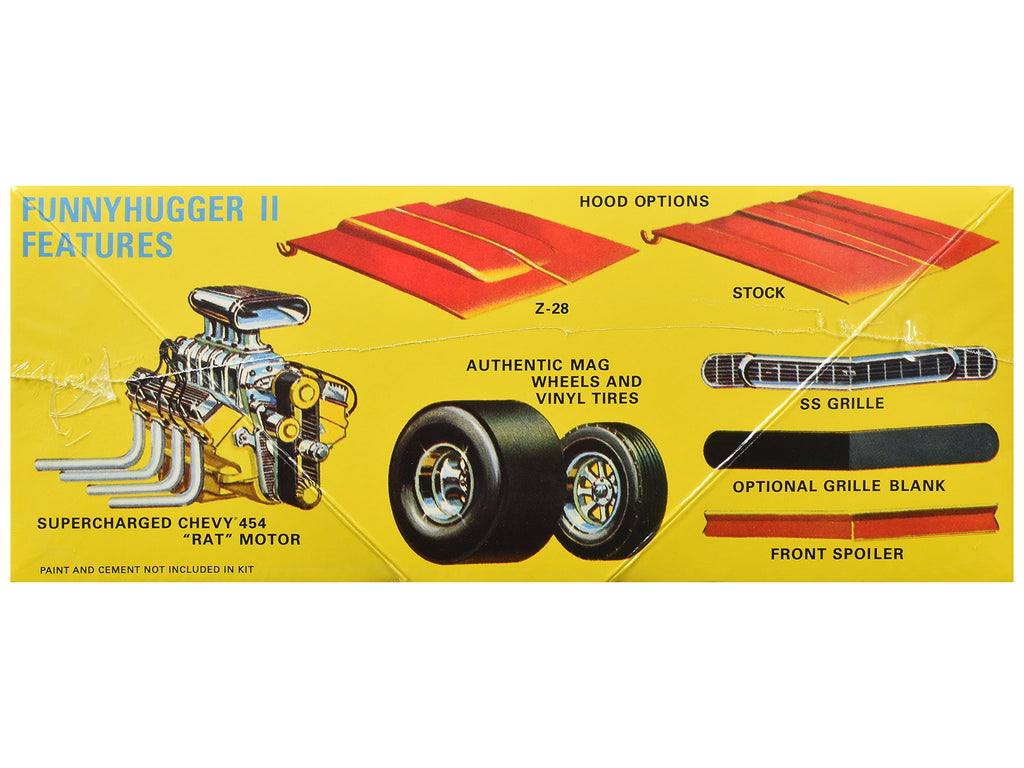 Skill 2 Model Kit of Chevrolet Camaro Funny Car 'Funny Hugger II' 1/25 Scale Model by AMT