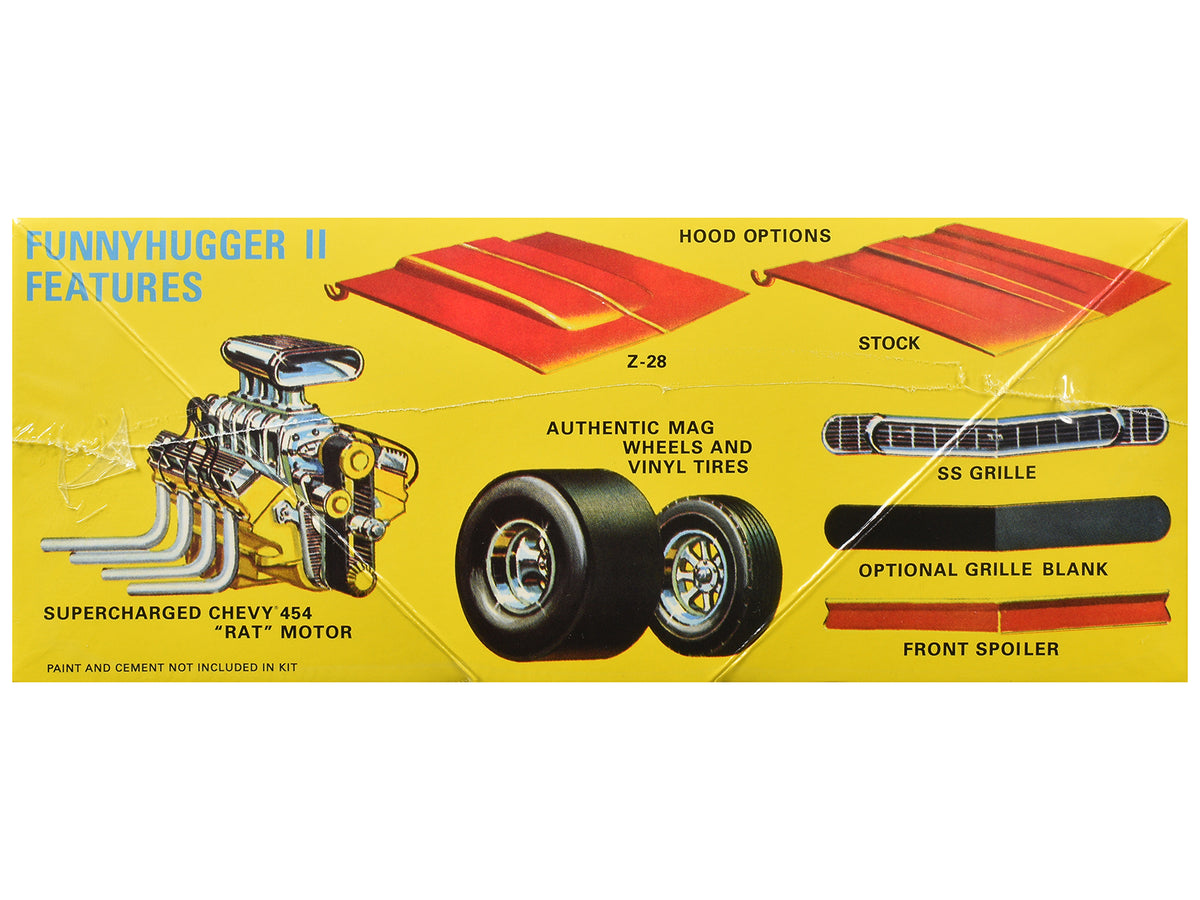 Skill 2 Model Kit of Chevrolet Camaro Funny Car 'Funny Hugger II' 1/25 Scale Model by AMT