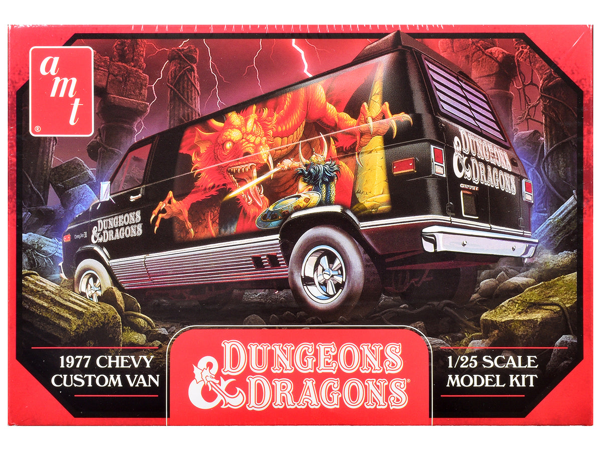 Skill 2 Model Kit 1977 Chevrolet Custom Van 'Dungeons & Dragons' 1/25 Scale Model by AMT