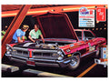 Skill 2 Model Kit of 1965 Pontiac Grand Prix Show 'N' Go 1/25 Scale Model by AMT