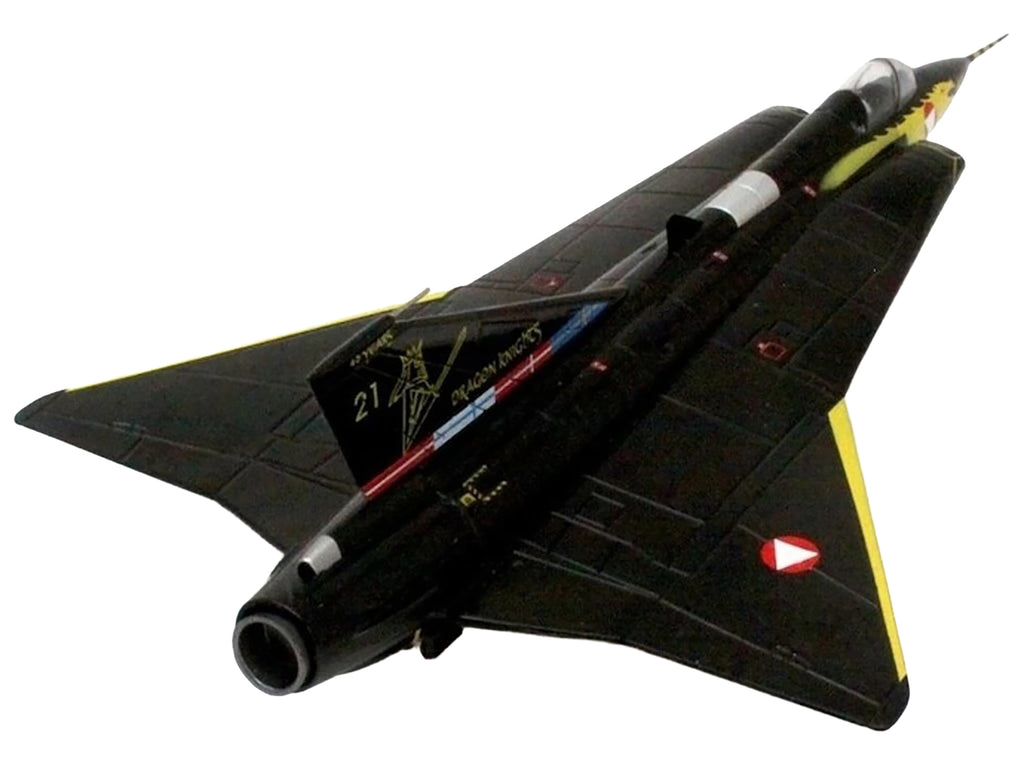 Saab Draken Fighter Aircraft '21 Draken 45th Anniversary Dragon Knights Retirement Livery' (2005) Austrian Air Force 1/72 Diecast Model Airplane by Aviation 72