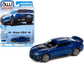 2018 Chevrolet Camaro ZL1 Hyper Blue Metallic 'Modern Muscle' Limited Edition to 13000 pieces Worldwide 1/64 Diecast Model Car by Auto World