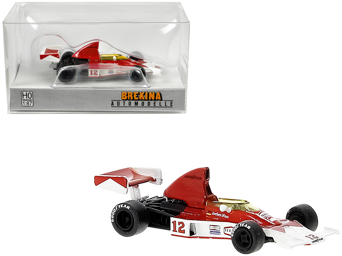 McLaren M23 #12 Jochen Mass 'Formula One F1 World Championship' (1976) 1/87 (HO) Scale Model Car by Brekina