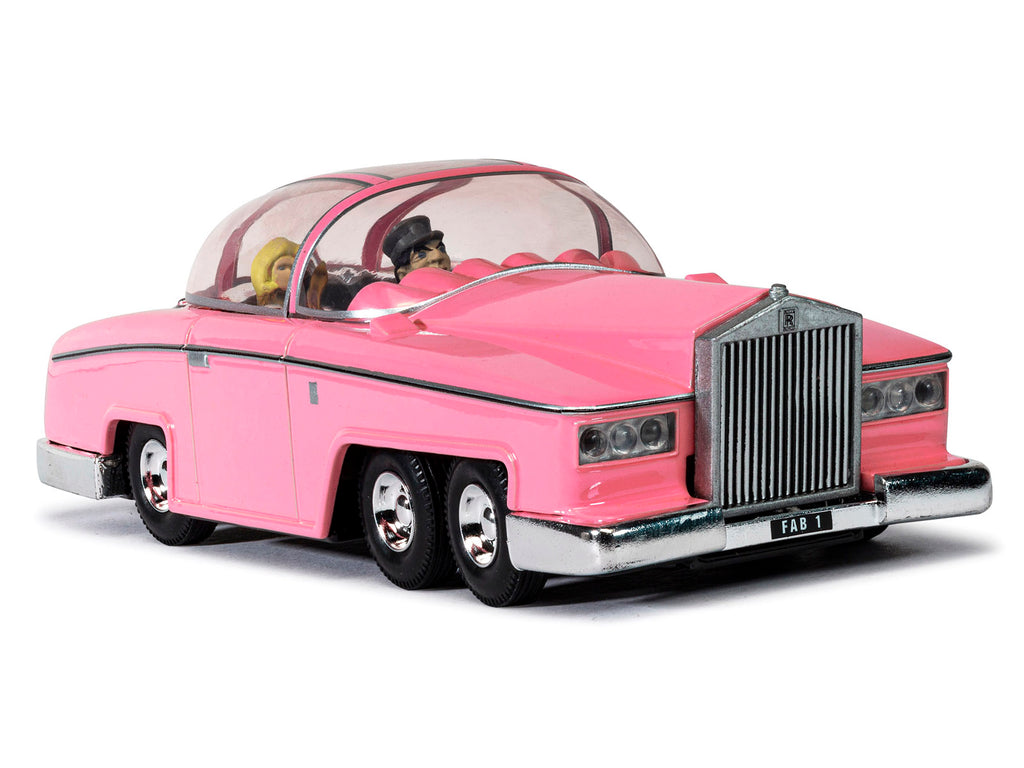 Rolls Royce FAB 1 Pink with Figures 'Thunderbirds' (1965-1966) TV Series 'F.A.B. Collection' Diecast Model by Corgi