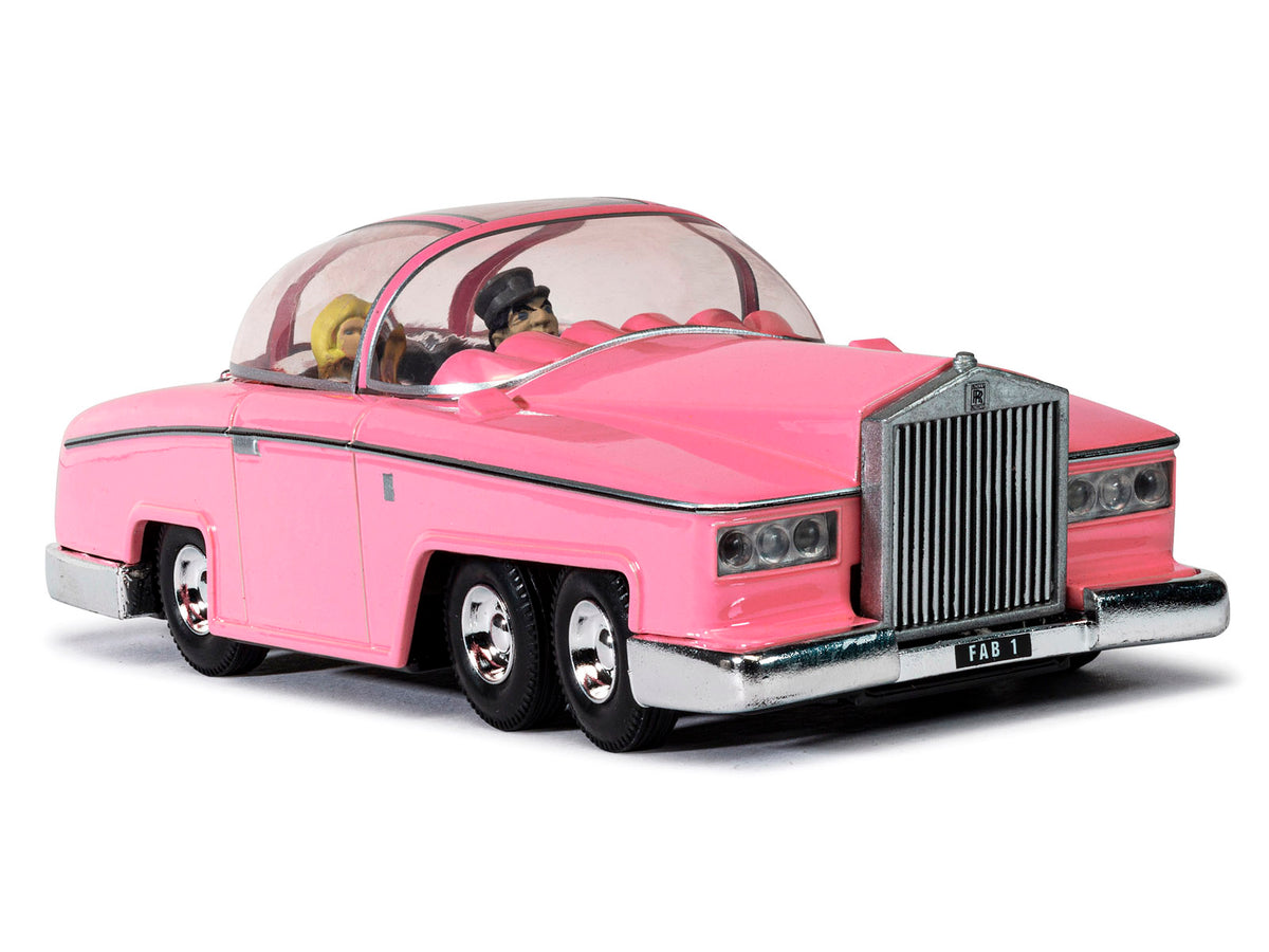 Rolls Royce FAB 1 Pink with Figures 'Thunderbirds' (1965-1966) TV Series 'F.A.B. Collection' Diecast Model by Corgi