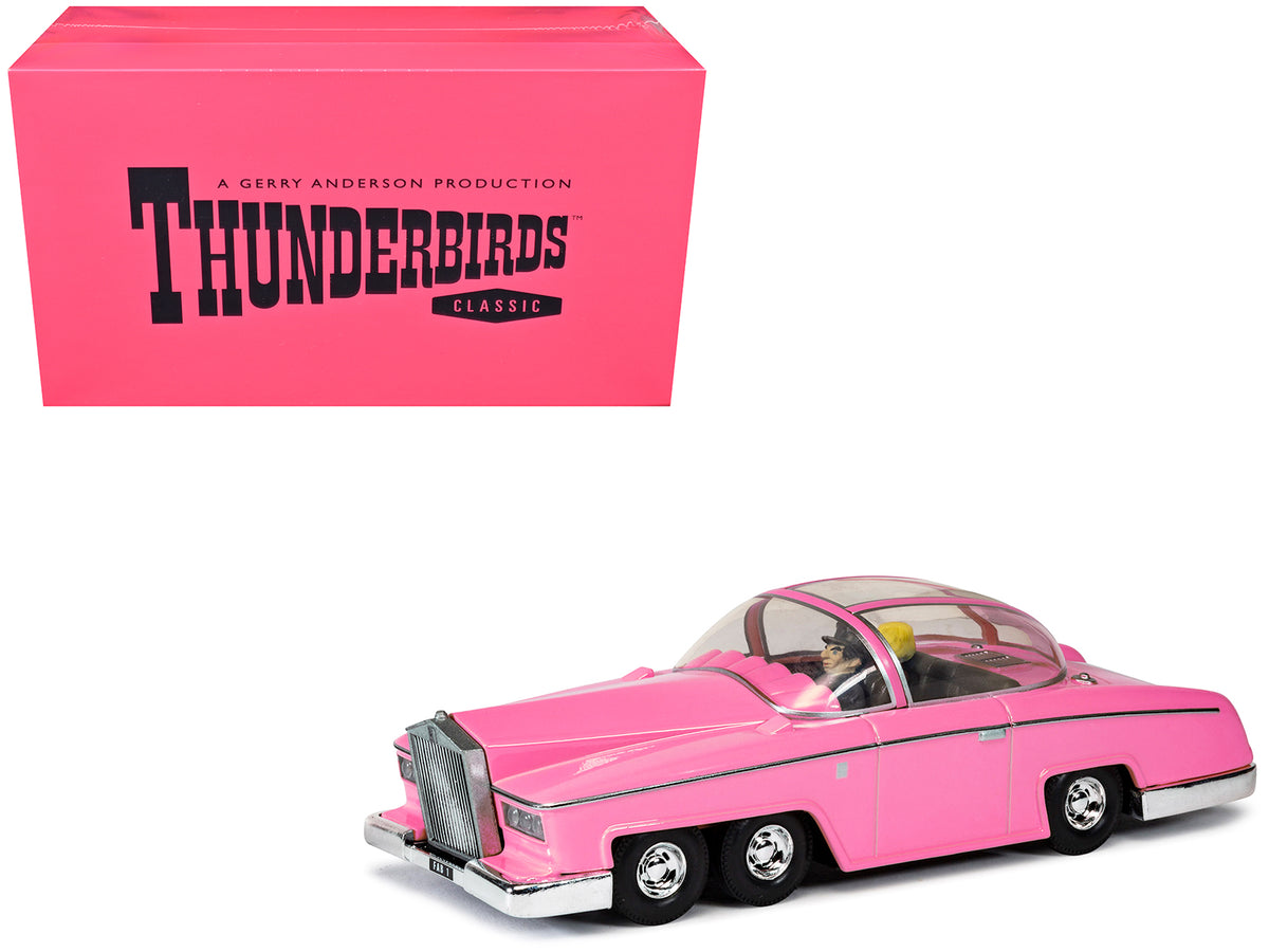 Rolls Royce FAB 1 Pink with Figures 'Thunderbirds' (1965-1966) TV Series 'F.A.B. Collection' Diecast Model by Corgi