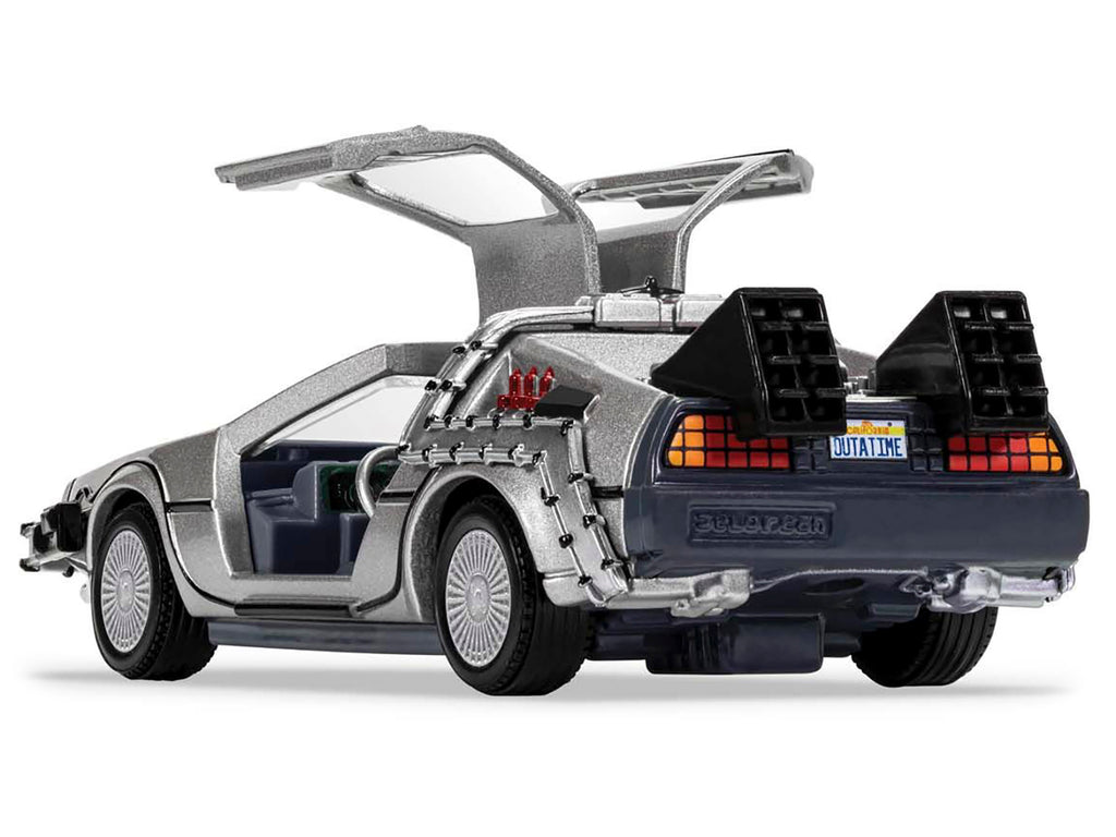 DMC DeLorean Time Machine with Doc Brown Figure 'Back to the Future' (1985) Movie Diecast Model Car by Corgi