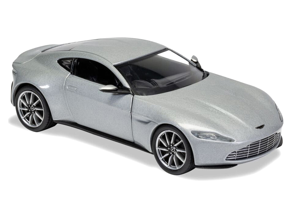 Aston Martin DB10 RHD (Right Hand Drive) Silver Metallic James Bond 007 'Spectre' (2015) Movie Diecast Model Car by Corgi