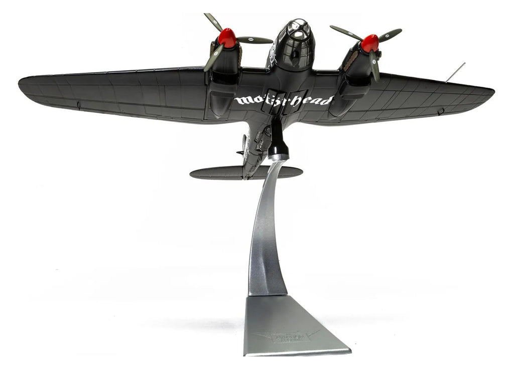 Heinkel He III Bomber Aircraft 'Motorhead' Black with Graphicss 1/72 Diecast Model by Corgi